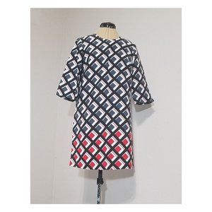 Banana Republic Geometric Pattern Mini Dress Size 6